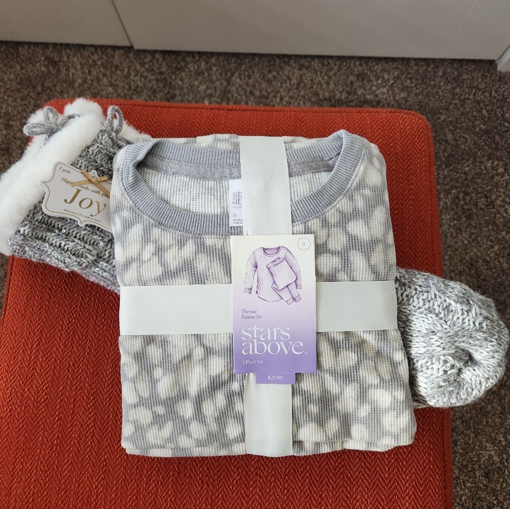 Bundle Ladies NWT PJs and Slipper socks